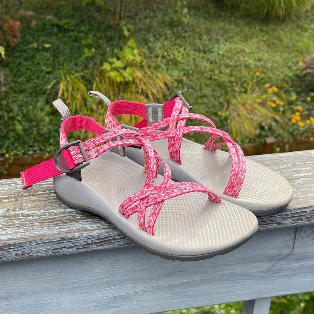 Chaco Kids ZX/1 EcoTread Sandals Pink Gray